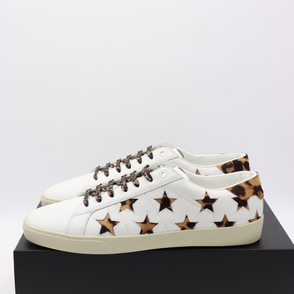 Saint Laurent Court Classic SL/06 Leopard Sneakers - Picture 6 of 8